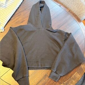 ALO Yoga Black Women's Cropped Hoodie XS